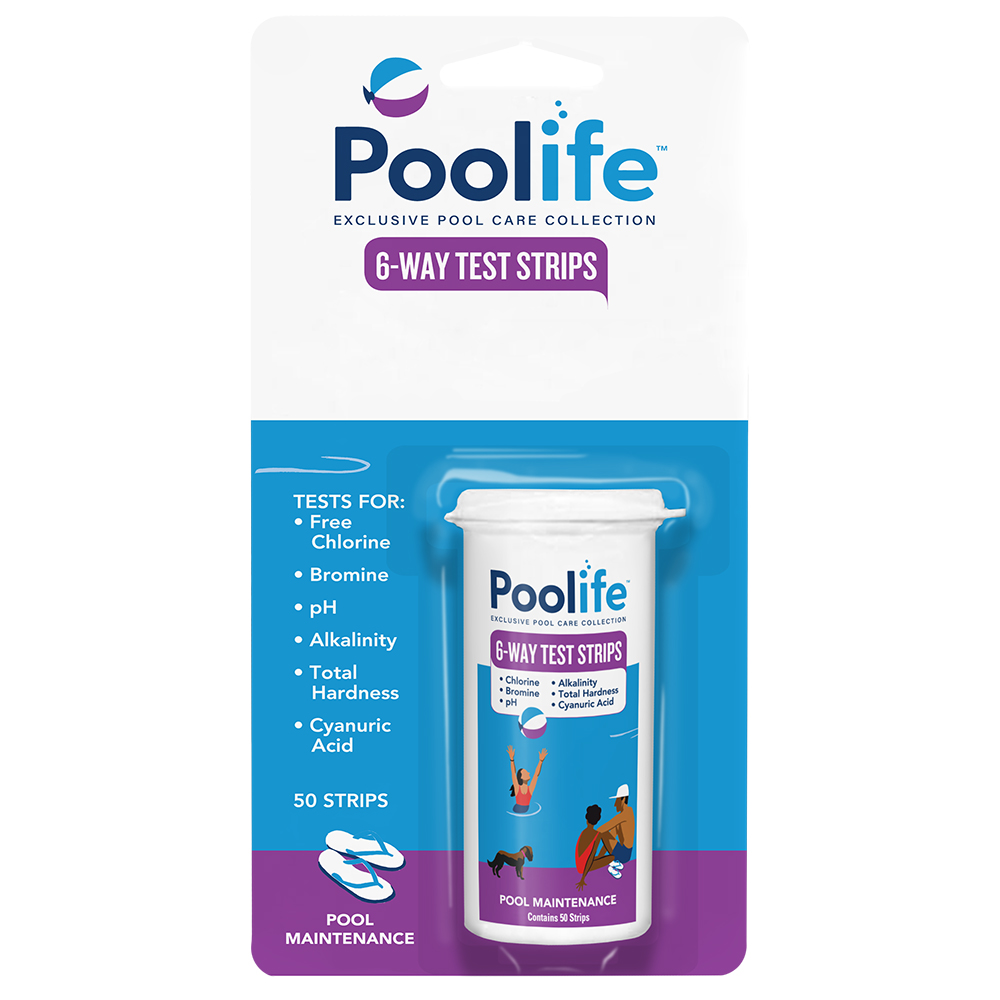 poolife® 6-Way Test Strips