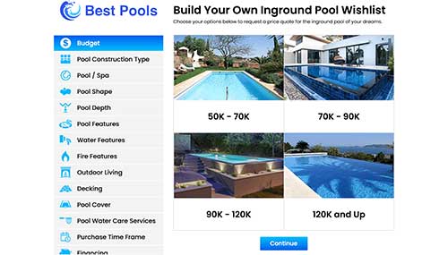 Build Your Own Inground Pool Wishlist