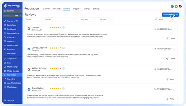Review Management Hub